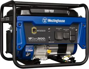 Westinghouse WG3600v Portable 4-Gallon Generator