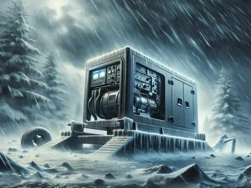 Generator operating in extreme weather conditions